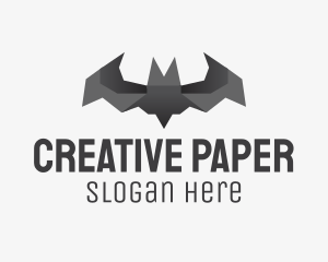 Bat Origami Art logo