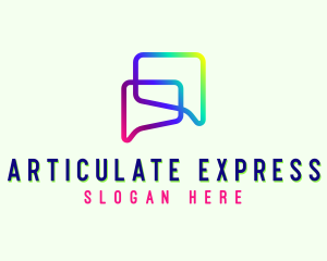 Colorful Speech Chat logo