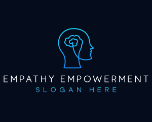 Human Brain Wellness logo design