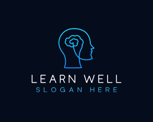 Human Brain Wellness logo design