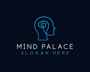 Human Brain Wellness logo design