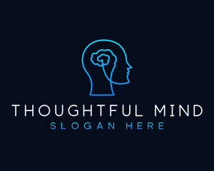 Human Brain Wellness logo design