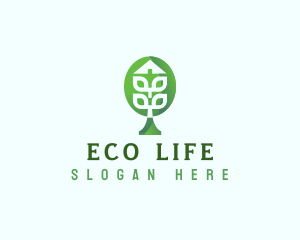 Nature Tree Eco logo design