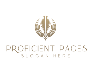 Blog Writing Quill logo