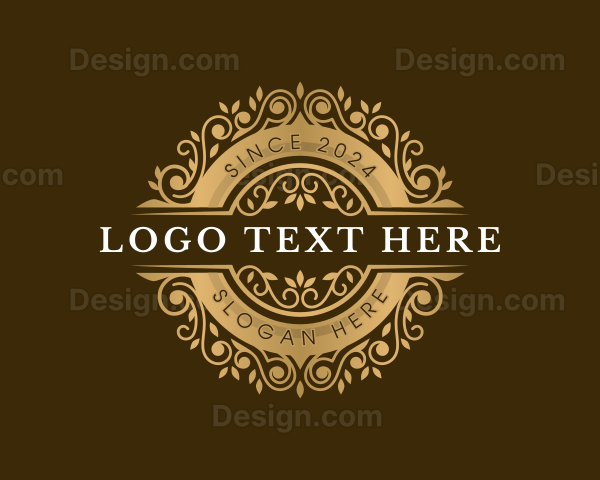 Floral Ornament Elegant Logo