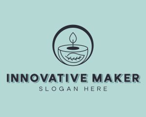 Organic Candle Maker logo design