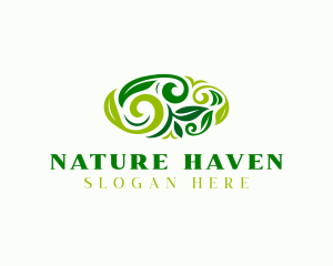 Nature Vegan Gardening logo design