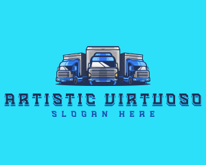 Cargo Truck Fleet logo design