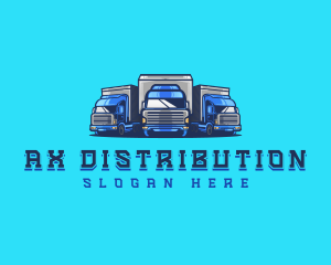 Cargo Truck Fleet logo design