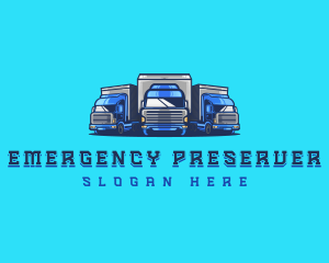 Cargo Truck Fleet logo design