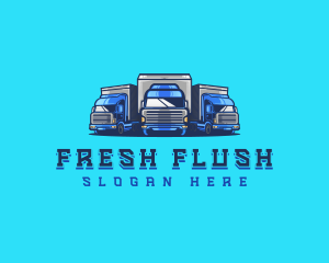 Cargo Truck Fleet logo design