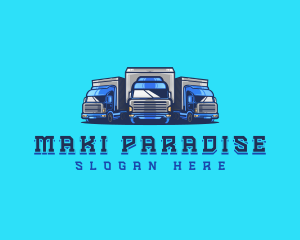 Cargo Truck Fleet logo design