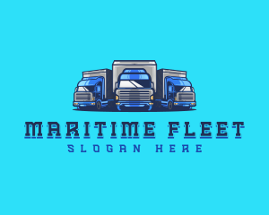 Cargo Truck Fleet logo design