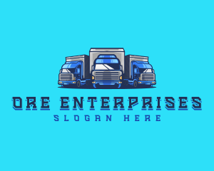 Cargo Truck Fleet logo design