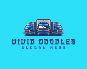 Cargo Truck Fleet logo design