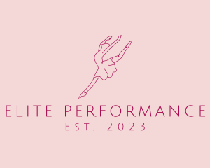 Ballerina Dancer Ballet logo