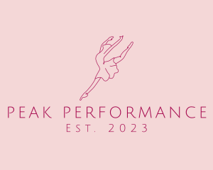 Ballerina Dancer Ballet logo