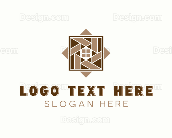 Flooring Tile Paving Logo