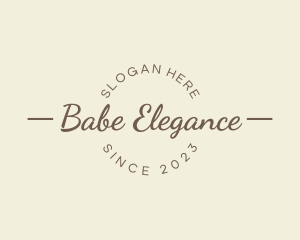 Elegant Beauty Brand logo design