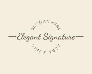 Elegant Beauty Brand logo design