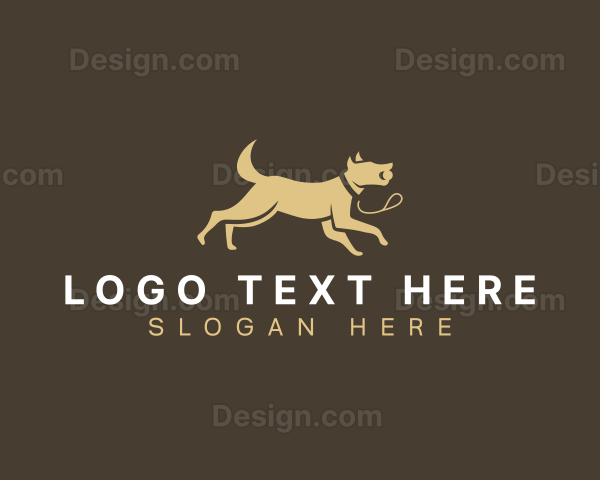 Pet Dog Training Logo