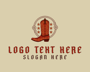 Leather Cowboy Boot logo