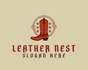 Leather Cowboy Boot logo