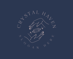 Crystal Hand Boutique logo design