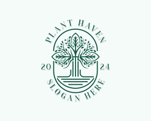 Botanical Garden Planting logo design