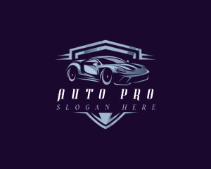 Racing Car Auto Detailing logo design