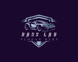 Racing Car Auto Detailing logo design