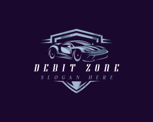 Racing Car Auto Detailing logo design