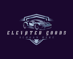 Racing Car Auto Detailing logo design