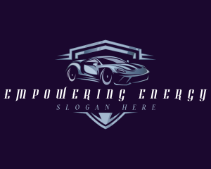 Racing Car Auto Detailing logo design