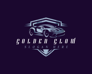 Racing Car Auto Detailing logo design