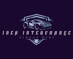 Racing Car Auto Detailing logo design