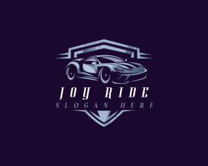 Racing Car Auto Detailing logo design