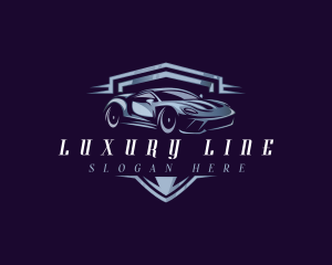 Racing Car Auto Detailing logo design