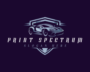 Racing Car Auto Detailing logo design