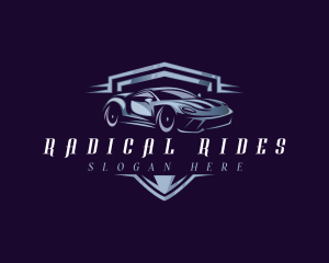 Racing Car Auto Detailing logo design