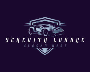 Racing Car Auto Detailing logo design