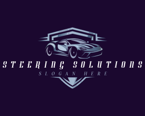 Racing Car Auto Detailing logo design