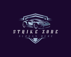 Racing Car Auto Detailing logo design