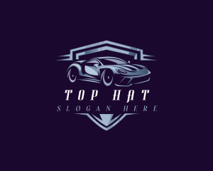 Racing Car Auto Detailing logo design