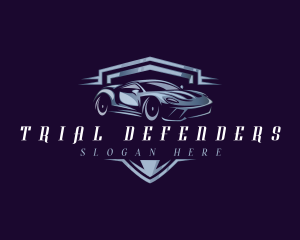 Racing Car Auto Detailing logo design