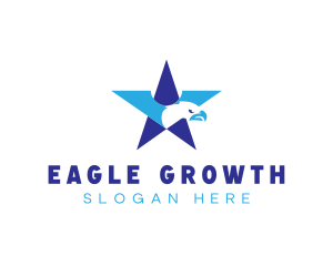 Eagle Wings Star logo design