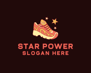 Star Sneakers Shoes logo design