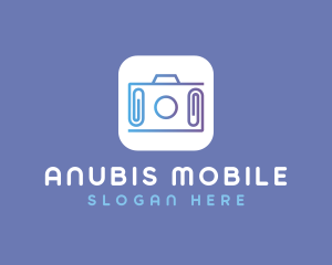 Camera Clip Mobile App logo design