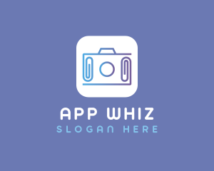 Camera Clip Mobile App logo design