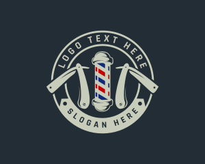 Barbershop Razor Grooming logo